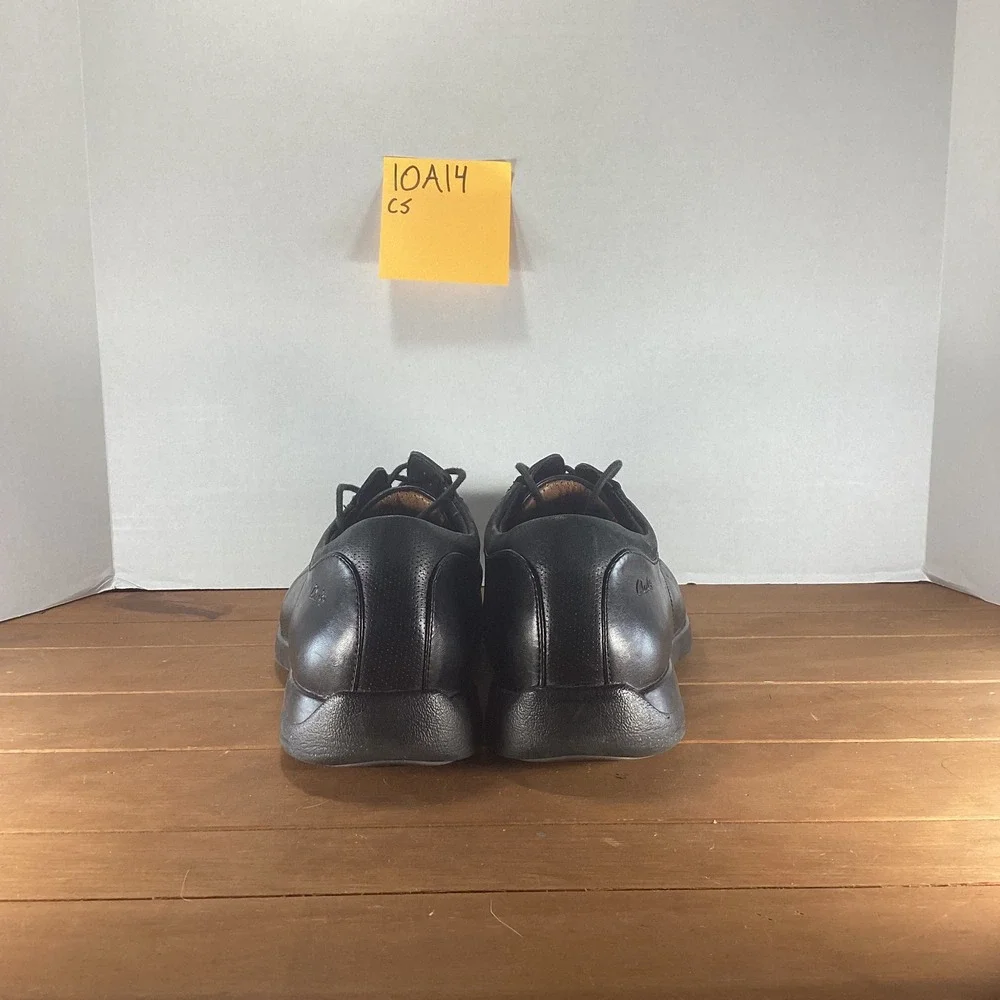 Clarks Mens Black‎ Leather Dress Shoes Lace Up Oxford Business Casual Size 9.5M